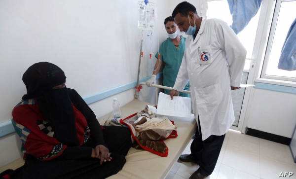 منظمة : أكثر من 20 ألف حالة إصابة بالكوليرا في اليمن 