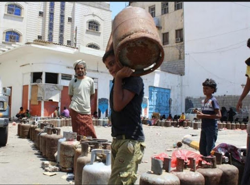 إرتفاع جنوني لاسعار الغاز المنزلي في عدن