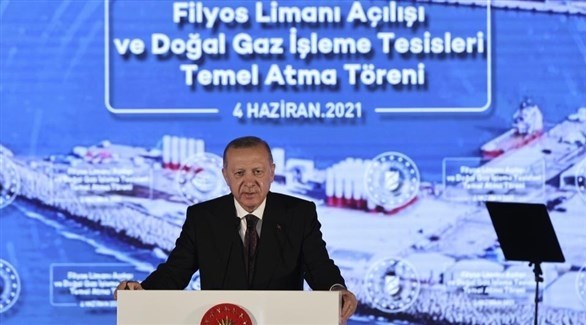 أردوغان يعلن اكتشاف 135 مليار متر مكعب من الغاز في البحر الأسود