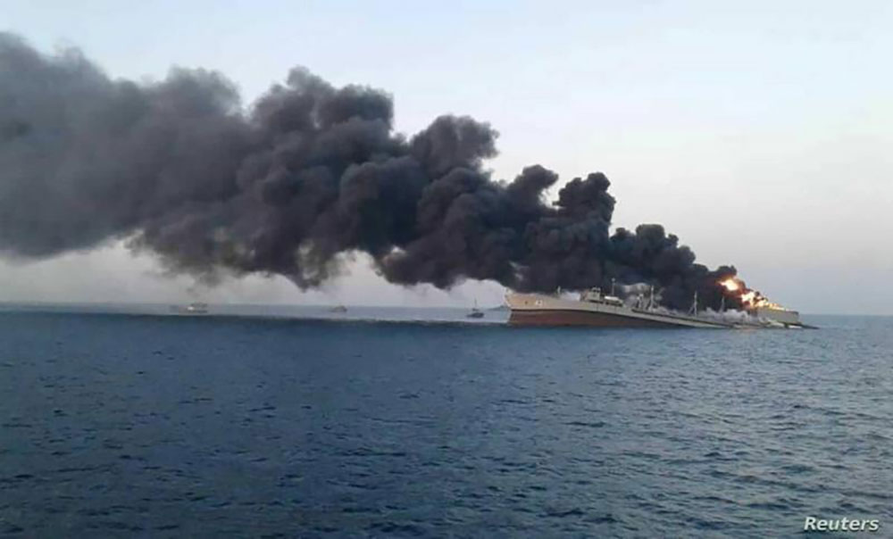 استهداف سفينة مرتبطة بالاحتلال في البحر الأحمر