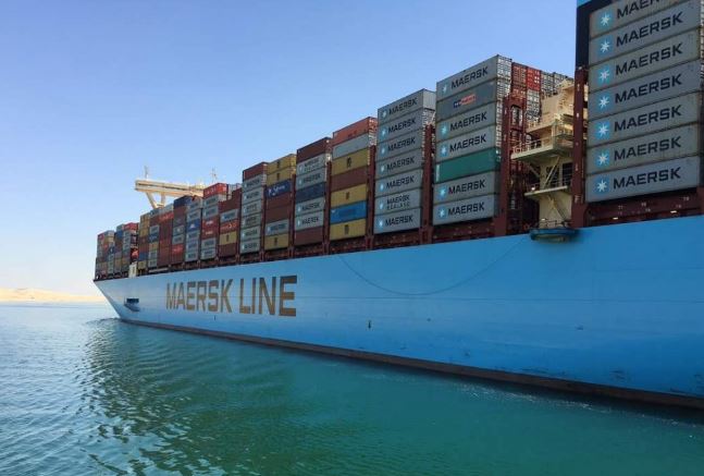 الخط الملاحي الدولي MAERSK يبدأ رحلاته إلى ميناء الحديدة