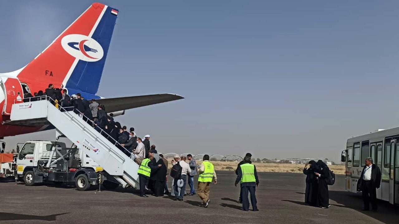 صنعاء تؤكد زيادة الرحلات الجوية عبر مطارها الدولي