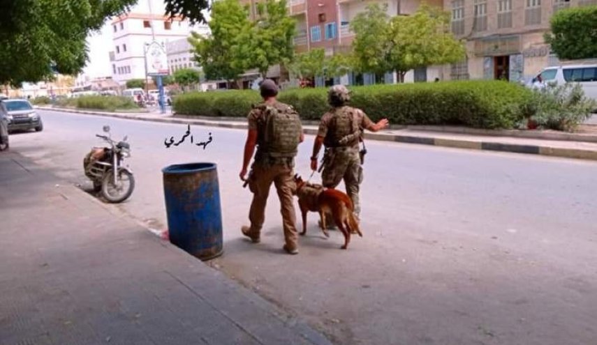 المارينز ينتشرون في شوارع حضرموت-صورة