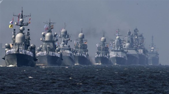 القوات الروسية تواصل تدريباتها قبالة سواحل سوريا