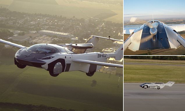 سيارة طائرة تحول الخيال العلمي إلى واقع