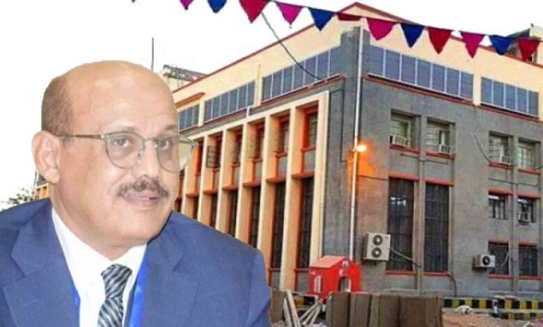 محافظ مركزي عدن يخلي سكنه في البنك